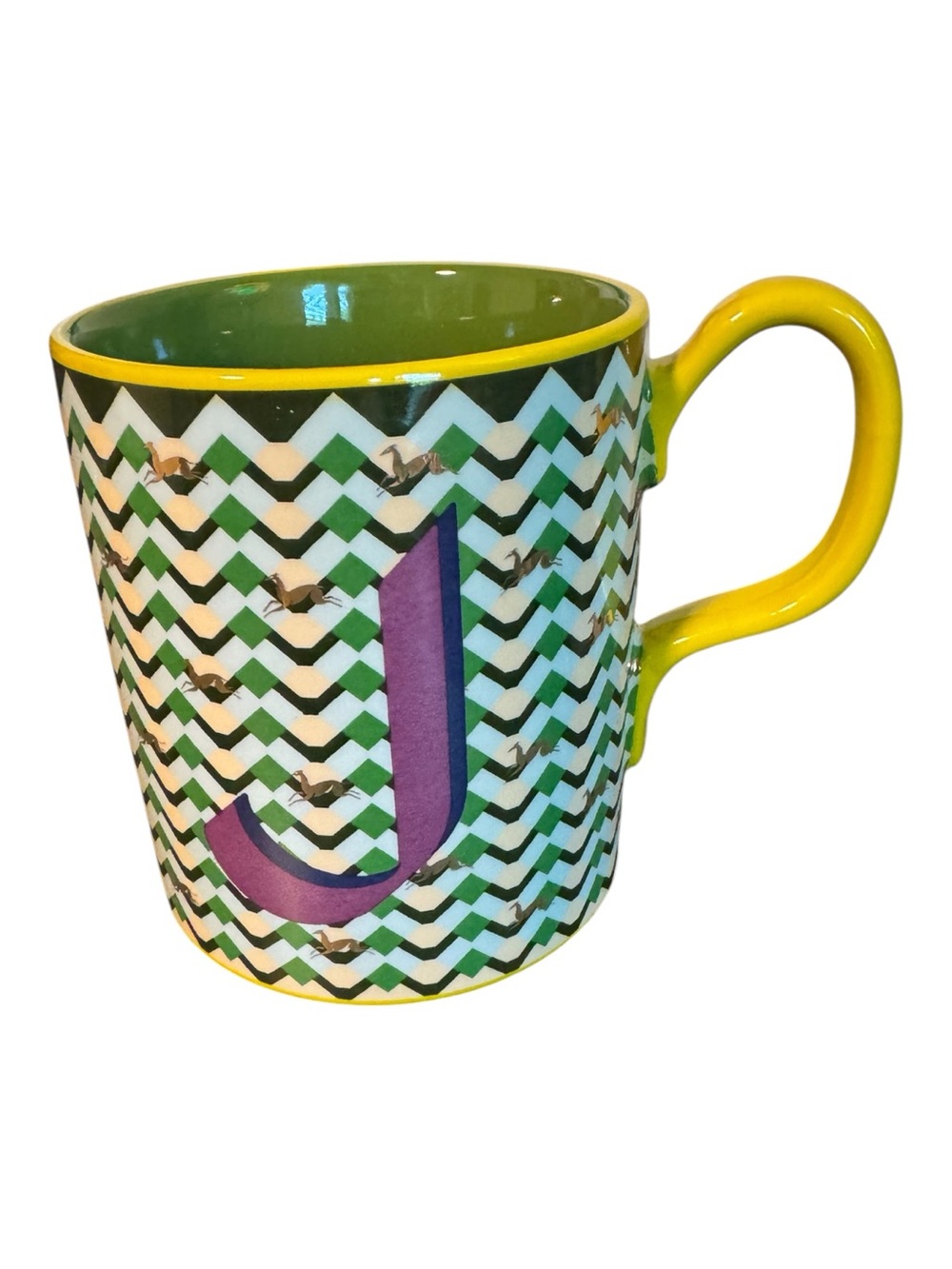 Anthropologie Parker Stoneware Monogram Mug – “J” - Picture 2 of 5